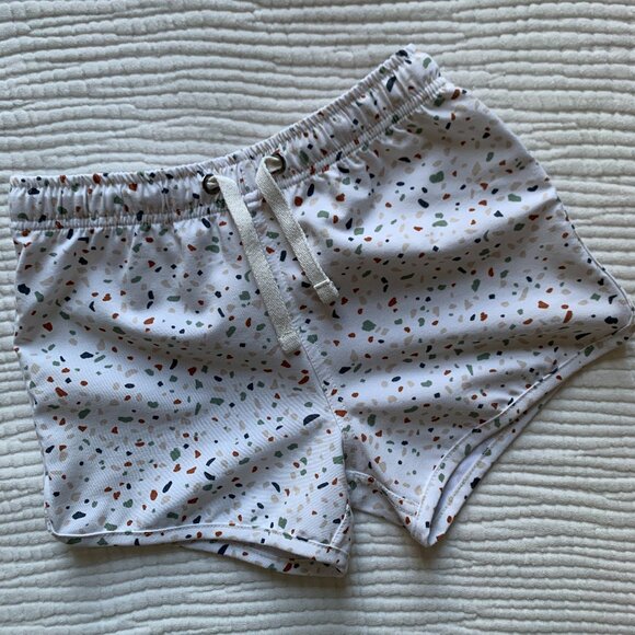 Rylee + CruSwim Trunk in Terrazzo